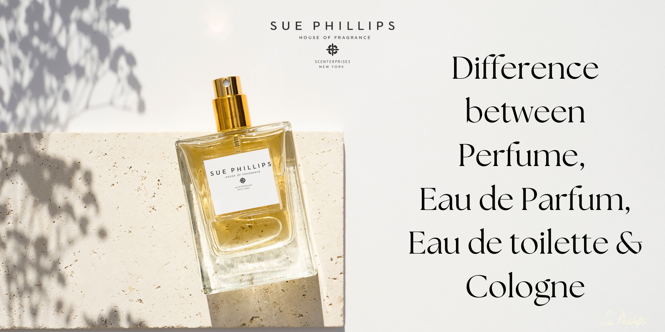 Difference between Perfume, Cologne & Eau de toilette