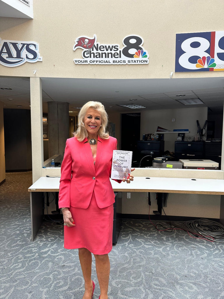 Sue Phillips Shares the Power of Perfume on WFLA News Channel 8