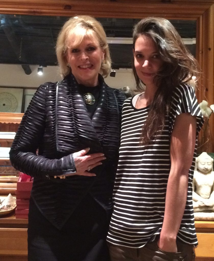 Katie Holmes Visits Sue Phillips At The Scentarium™